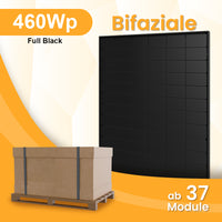 Jolywood JW-HD96N-R2 460W Bifazial Glas-Glas Full Black Solarmodul – 37er Palette, by Powerness