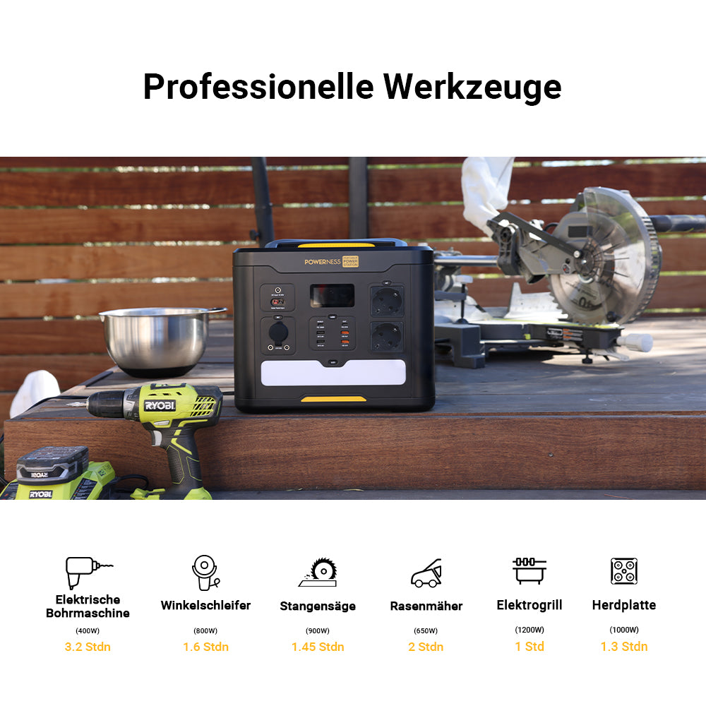 Centrale électrique portable Powerness Hiker U1500