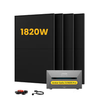 <tc>Anker SOLIX Solarbank</tc> 2 unités de stockage tout-en-un E1600 Pro pour <tc>Balcon</tc>centrale électrique, avec 4 lampes bifaciales de 450 W <tc>Panneaux solaires</tc>,par <tc>Powerness</tc>