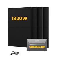 <tc>Anker SOLIX Solarbank</tc> 3 E2700 Pro, avec 4 x 450 bifaciaux <tc>Panneaux solaires</tc>, par <tc>Powerness</tc>