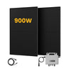 2 x 450Wp Bifaziale Full Black / ohne Speicher / Selbstabholung
