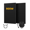 2 x 450Wp Bifaziale Full Black / ohne Halterung / Selbstabholung