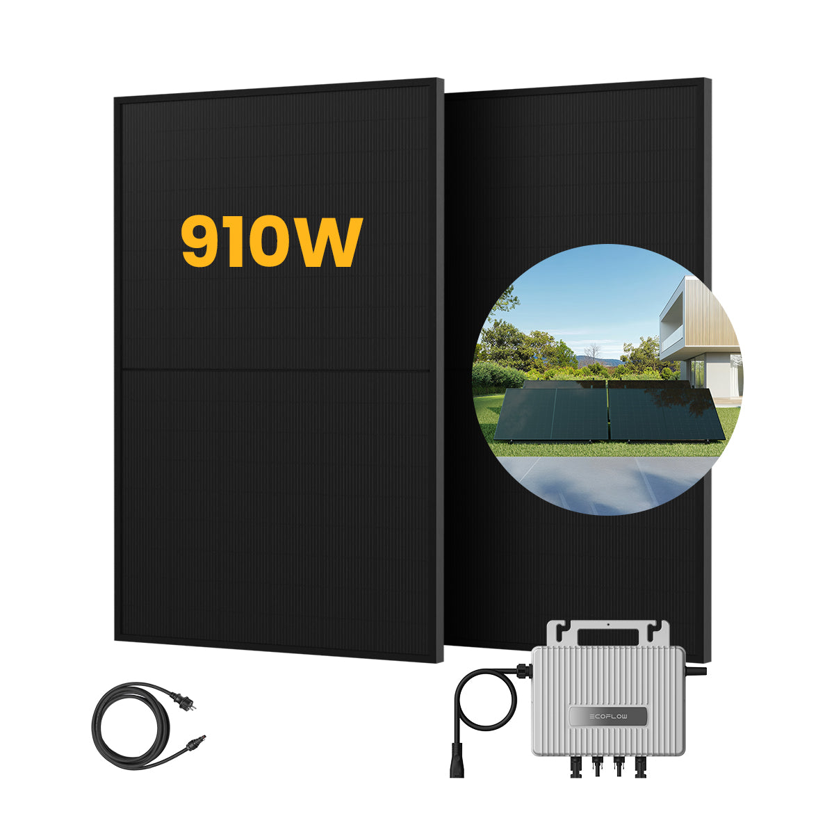 <tc>EcoFlow</tc> <tc>Balcon</tc>Coffret Kraftwerk, 910/1000<tc>Wp</tc> Bifacial <tc>Panneaux solaires</tc>800 W <tc>Micro-onduleur</tc> (dealclub)
