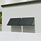 mit Halterung für Wand & 4 x 5 Meter Solarkabel